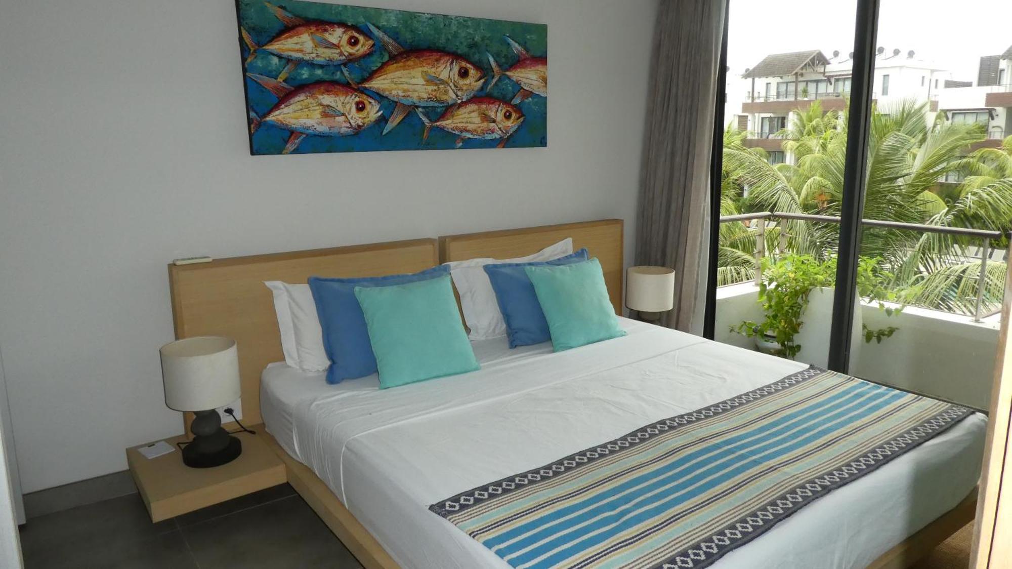Appartement Le Dauphin Du Lagon Bleu - Plages De Mont Choisy Et De Trou Aux Biches Grand Bay Exteriér fotografie